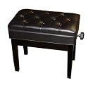 Cameron & Sons CS-12 EBHP Deluxe Adjustable Piano Bench (Polished Black) Free Shipping