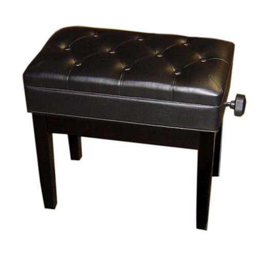 Cameron & Sons CS-12 EBHP Deluxe Adjustable Piano Bench Polished Black Free Shipping