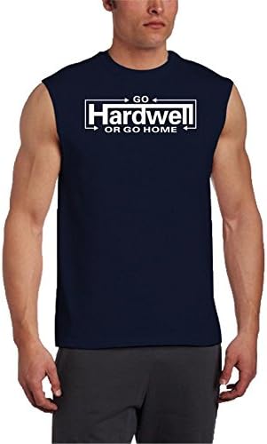 McEvain Hardwell Mens Muscle T-Shirt A0172 Cotton Tshirts Navy L