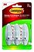 3M 17068-HWES 3PK WHT Medium Wire Hooks - Quantity 4