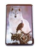 Eagle and wolf clock - Style 28397