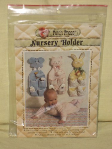 1980 Patch Press - Nursery Holder - Wall Hanging Baby Item Holder Pattern - No. 340B