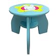 Lohasrus Kids Stool HC-15043-B, Non-toxic Dual Painted MDF, Variable colors for your choice, for ages 2 to 8, Free Drawing Book