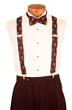 Texas Tech Suspenders - Texas Tech Black Suspenders with Double T Logo