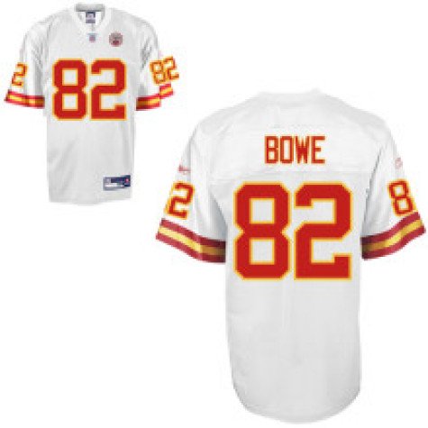 Men`s Kansas City Chiefs 2008 #82 Dwayne Bowe Road Replica Jersey - 2XL