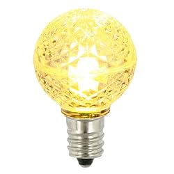 Club Pack of 25 LED G30 Warm Clear Replacement Christmas Light Bulbs
