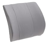 Duro-Med Contour Lumbar Cushion for Bucket Seats, Black