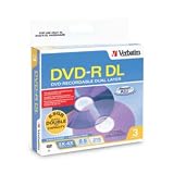 DVD-R Dual 8.5 GB 2X-4X 3pk
