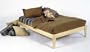 Queen Size - Solid Wood Platform Bed Frame - Clean, Unfinished, Chemical Free Pine - Made in USA