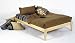 Kitchen & Housewares : Twin Size Solid Wood Platform Bed - Clean, Unfinished, Chemical Free Pine - Made in USA