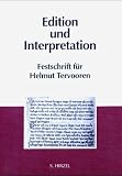 Edition und Interpretation - Johannes Spicker