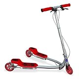 Slider The Unscooter - U5 - Three Wheel Action Scooter - Red