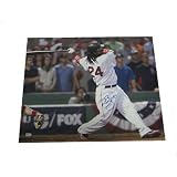 Manny Ramirez Boston Red Sox - 2007 ALDS HR Swing - Autographed 16x20 Photograph