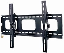 PLB103M-K Black Universal 32-55" LCD/Plasma/LED TV Wall Mount Bracket Tilt with Security Lock + FREE TV Screen Cleaner Kit worth &pound;9.99