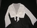 Lightweight White Gauze Calypso Tie Top