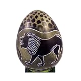 Jambo Lion Egg Stone Africa Art Home Decor ~ River City Market