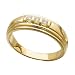 0.20Ct. T.W. Round Brilliant Cut Diamonds, 14Kt. Yellow Gold.