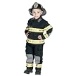 Aeromax 2-3 yrs. Jr. Fire Fighter Suit (Black)