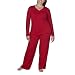 Gilligan & O'Malley ® Plus Long Sleeve Pajama Set - Deep Love