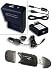 PRO SERIES Equivalent Panasonic DMW-CAC08 External AC DC Mini Charger for CGA-S008 Battery used with Lumix DMC-FX35 / DMC-FX500 / SDR-S10P1 and More Digital Cameras and Camcorders - USB Charging Port for USB Enabled Cell Phones and MP3 Players ** Cable NOT for PC / Photo transfer - Package Includes 4-in-1 Memory Card Reader for Data Transfer