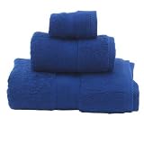 Review ThinkBamboo - Bamboo Towels  / Luxury Weight 100% Bamboo Fiber Towel Set - Royal Blue