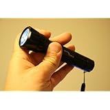 Palm Blaze Compact 57K22L Luxeon K2 6W LED Police Flashlight - 2 x CR123A Cells, 130 Lumens for 6 hours, Bright and Efficient