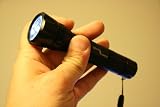 Palm Blaze Compact 57K22L Luxeon K2 6W LED Police Flashlight - 2 x CR123A Cells, 130 Lumens for 6 hours, Bright and Efficient