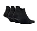 Nike Dri-FIT Lightweight No-Show Tab (Medium, BLACK/WOLF GREY)
