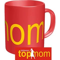 Fun Kaffeetasse Germany's Top Mom! Lustige Teetasse mit Spruch.