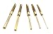 5-Piece Brass Long Drive Pin Punch Set