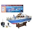 Remote Control Fast Police Boat 1:10 R/c Rtr