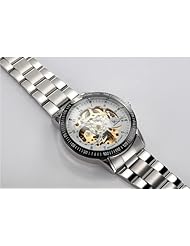 IK Mechanical Watch Mens Automatic Movement Skeleton Brand Watch - High Quality Dress Casual Wrist Watch Women