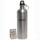 Deluxe Silver color 40 oz Stainless Steel Water Bottles – BPA Free Stainless Steel Sports Water Bottle