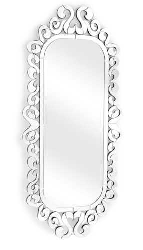 Zuo Modern Furniture Design Shiva Mirror Black Glass 850006