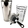 KegWorks 3-Piece Cocktail Shaker Kit