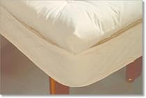 Pure Rest Wool Filled 3" Organic Cotton Topper- Cal King