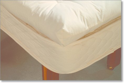 Pure Rest Wool Filled 3" Organic Cotton Topper- Cal King