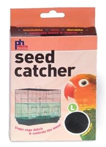 Prevue Pet Products BPV822 Seed Guard Nylon Mesh Bird Seed Catcher, 13-Inch, Assorted Colors