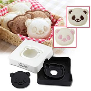 Sandwich Cutter TaideaÂ® Cute Panda Pocket Bread Cutter, Hand Tools Sandwich Kit, Food Deco, Sandwich Mold, Sandwich Maker, Toast Mold Mould, Cookie Stamp Kit, Bread Tool DIY, All Kids Love It!