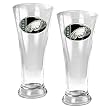 Philadelphia Eagles 2pc 19oz Pilsner Glass Set NFL Football