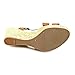 Marc Fisher Gilon 3 Open Toe Synthetic Wedge Sandal