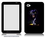 Bundle Monster Samsung Galaxy Tab 7.0 Vinyl Skin Cover Art Decal Sticker Protector Accessories - Black Cat