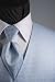 Tuxedo Vest - Venetian Collection Powder Blue with Coordinating Windsor Band Tie