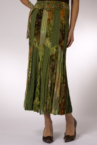 Per Una Batik Print Panelled Skirt clothing