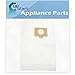6 Replacement Vacuum Bags for Panasonic MC-CG902-01, 1 HEPA & 1 Foam Filter - Compatible with Panasonic C-5 Vacuum Bags