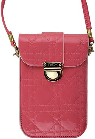 NEX Nexpak Mini Purse with Credit Card Holder for 5.5-Inch Smartphones - Retail Packaging - Pink