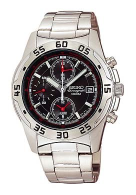 Seiko Men's SNA273 Alarm Chronograph Watch