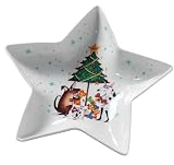 Royal Worcester Clare Mackie 11-1/4-inch Star-Shaped Bowl