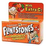 Flintstone Plus Immunity Support MultiVitamin Gummies, 60 Ea