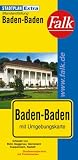 Falk Stadtplan Extra Standardfaltung Baden-Baden